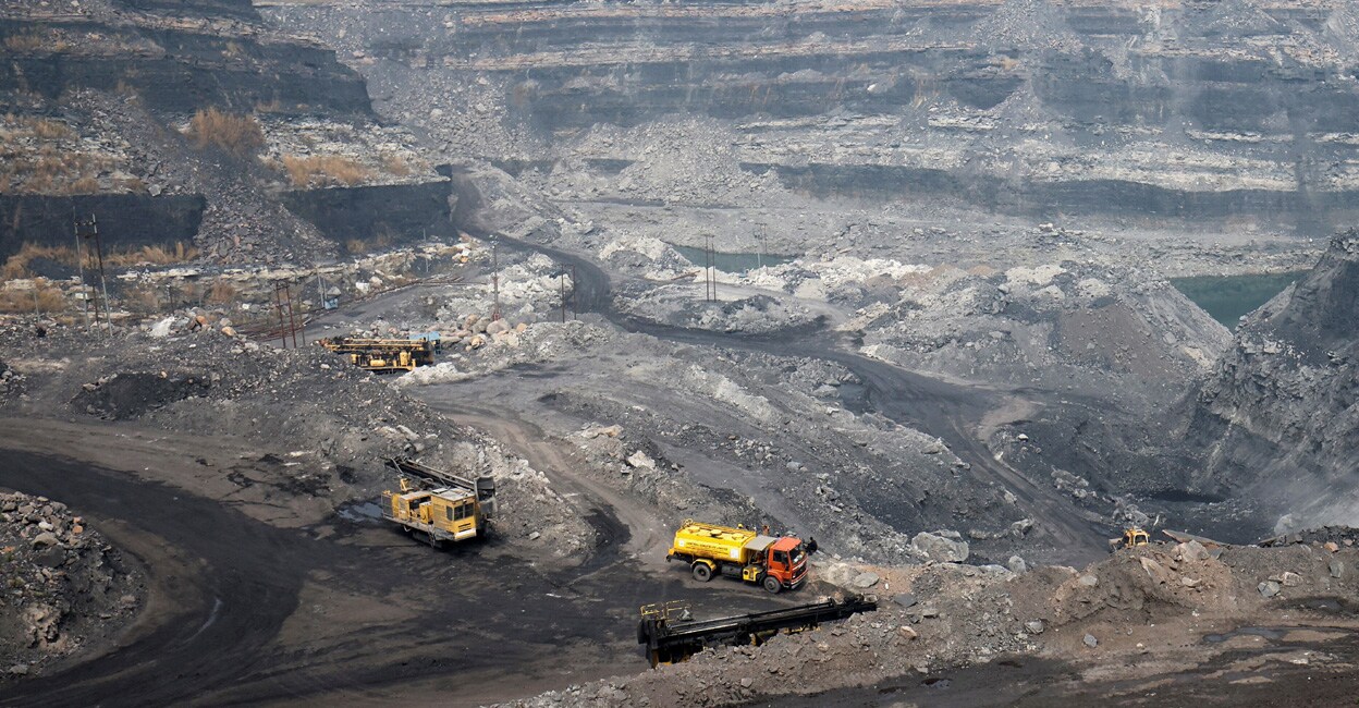 A general view of the open cast coal field at Topa coal mine in the Ramgarh district in the eastern Indian state of Jharkhand, India, February 27, 2024. Photo: Reuters/Amit Dave